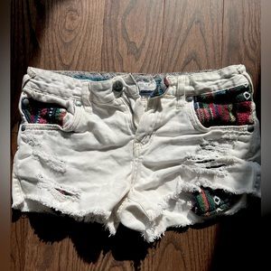 Free People Boho Jean Shorts